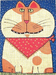Maggie & Co. M-920 Cat With Bandanna © Frank Bielec 6 x 8 18M