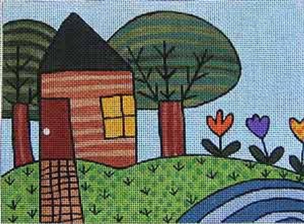 Maggie & Co. M-798 House & Trees © Frank Bielec © Frank Bielec 6 x 8 18M