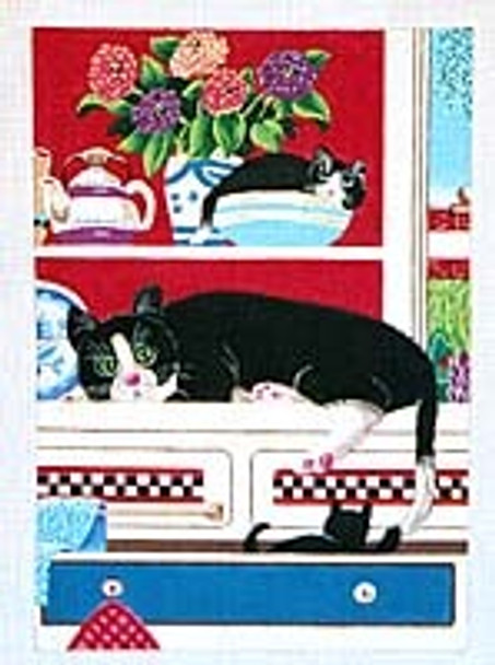 Maggie & Co. M-569 Kitchen Cats © Elizabeth Brownd 10-1/2 x 14 18M