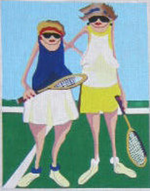 Maggie & Co. M-671 Tennis Mamas 2 © Paula Payne 10 x 13 18M