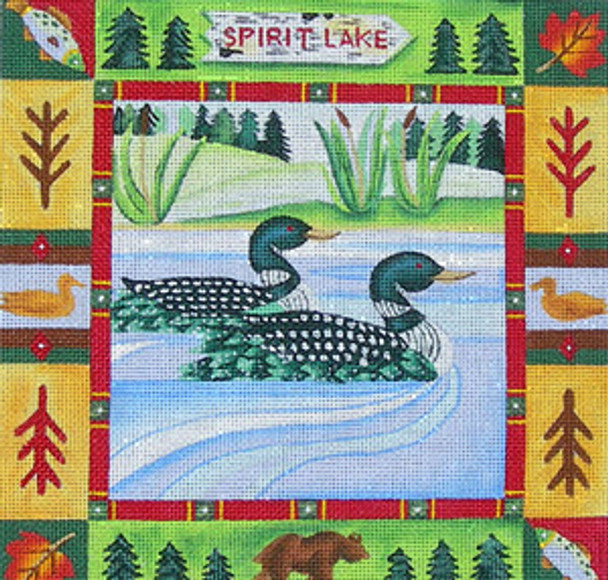 Maggie & Co. M-1621 Spirit Lake © Jennifer Brinley/Ruth Levison Designs 9 x 9 18M