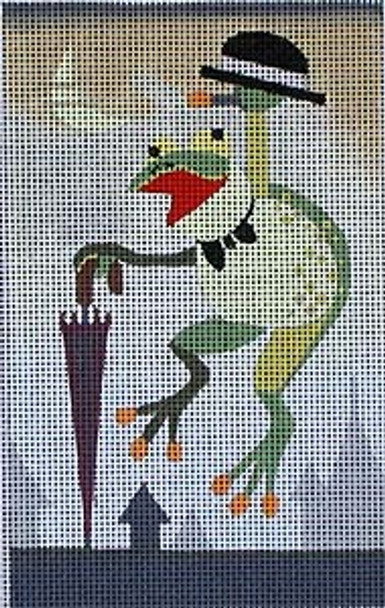 Maggie & Co. M-1097 London Frog © Barbara Goodrich/Carriage House Crafts 5 x 8 13M
