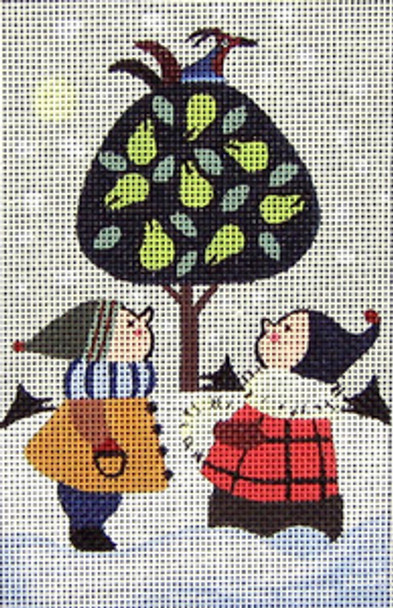 Maggie & Co. M-1224 Partridge In A Pear Tree © Barbara Goodrich 5 x 8 13M