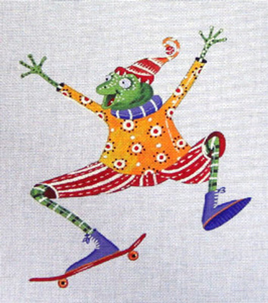 Maggie & Co. M-1268 Frog on Skateboard © Kym Bowles 8-1/2 x 10 18M