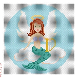 SA-XO 21 Mermaid Angel 18 Mesh 4.75" Rnd. Starke Art Designs