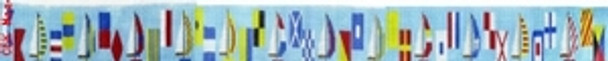 336 Sailboats w/flag alphabet Belt 18 Mesh 35 x 1.25" CBK Designs Keep Your Pants On 