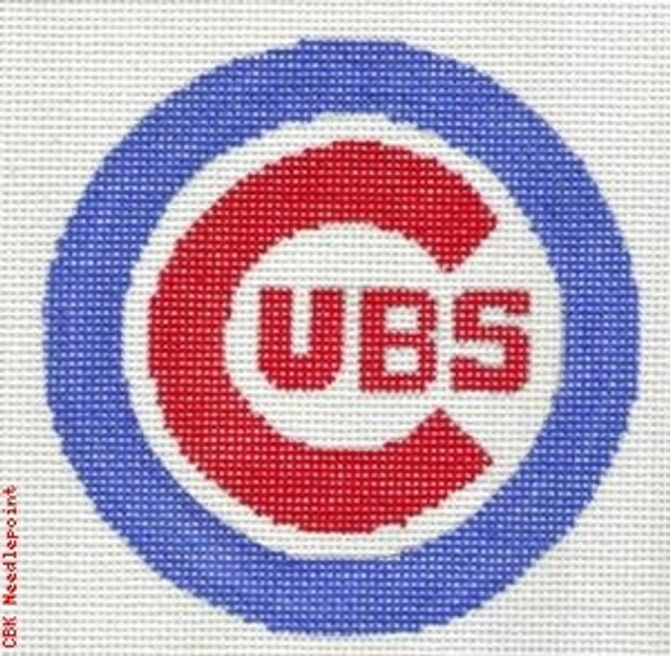 511 Chicago Cubs Logo - Baseball 18 Mesh 4" Rnd. CBK Designs Keep Your Pants On 