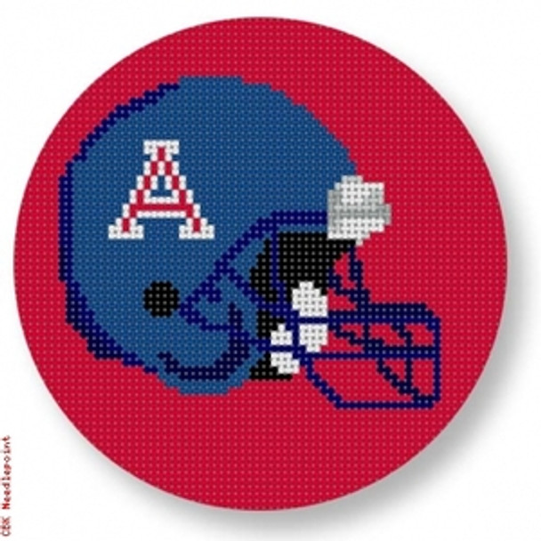 554 University of Arizona Helmet - Football 18 Mesh 4" Rnd. CBK Designs Keep Your Pants On 