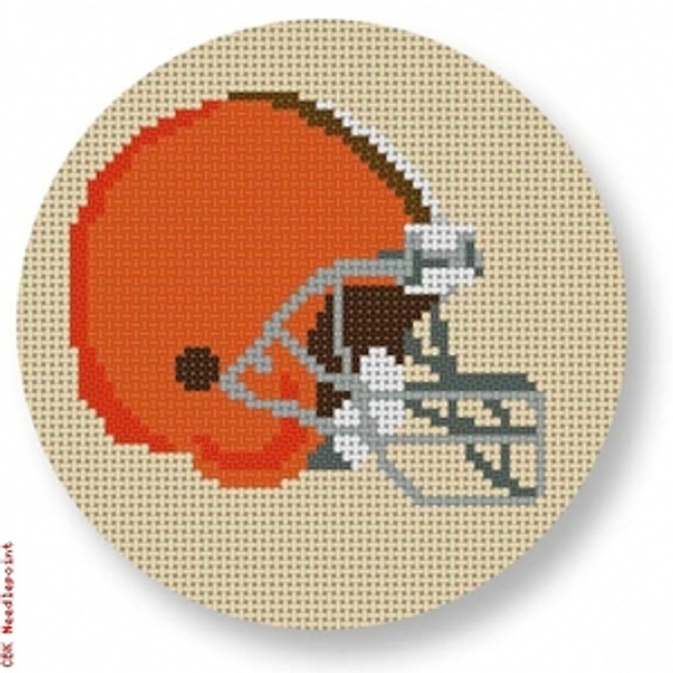 540 Cleveland Browns Helmet - Football 18 Mesh 4" Rnd. CBK Designs Keep Your Pants On 
