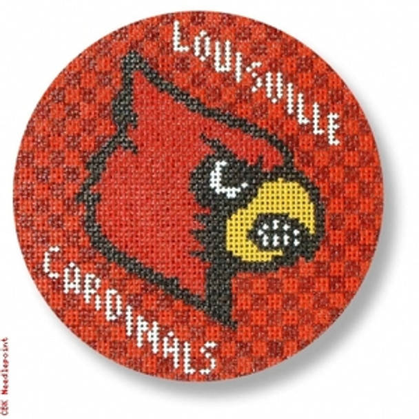 562 Univ. of Louisville-Logo; no helmet 18 Mesh 4" Rnd. CBK Designs Keep Your Pants On 