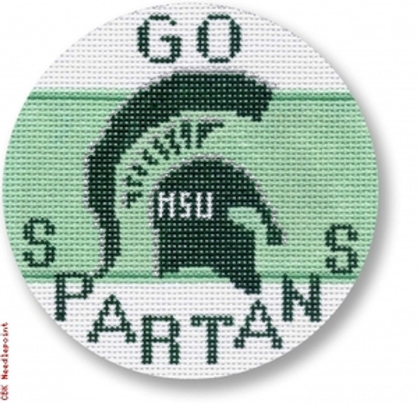 590 MSU - Spartans  18 Mesh 4" Rnd. CBK Designs Keep Your Pants On 