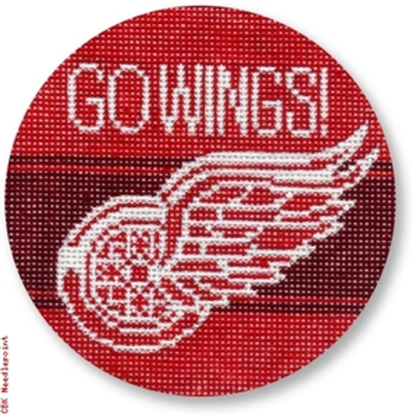 1008 Red Wings - Hockey 18 Mesh 4" Rnd. Keep Your Pants On 