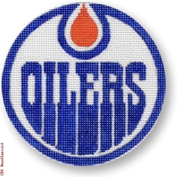1009 Edmonton Oilers - Hockey 18 Mesh 4" Rnd. Keep Your Pants On 