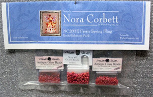 NC201E Nora Corbett Faerie Spring Fling Bead Embellishment Pack