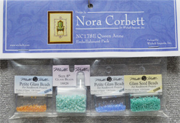 NC178E Nora Corbett Queen Anne Bead Embellishment Pack