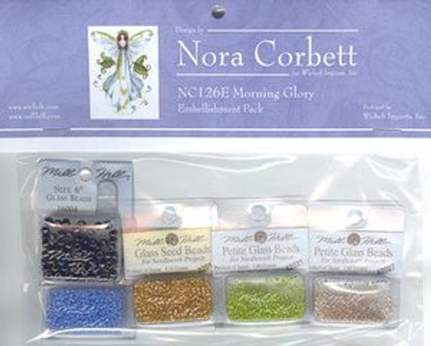 NC126E Nora Corbett Morning Glory Bead Embellishment Pack