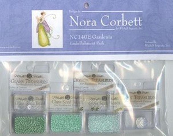 NC140E Nora Corbett Gardenia Spring Garden Bead and treasures  Embellishment Pack