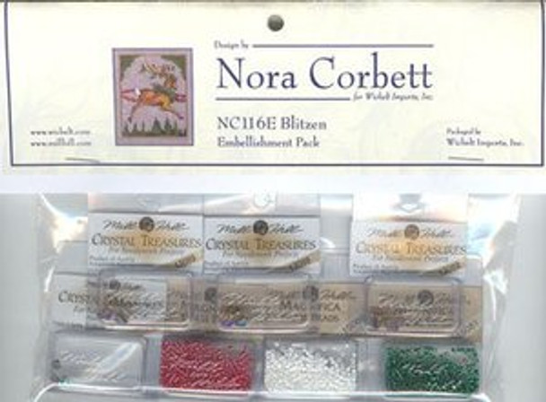 NC116E Nora Corbett Blitzen Bead and treasures Embellishment Pack