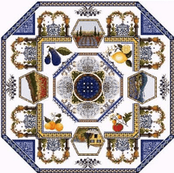 CHAT082 Provence Mandala Châtelaine Designs