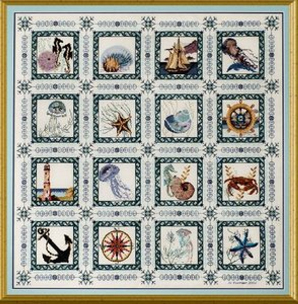 CHAT075 Sea Quilt Châtelaine Designs