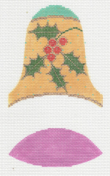 LL421A Labors Of Love Dimensional Bell Holly 18 Mesh 3.5" x 3.75", 3.5" x 1.5"