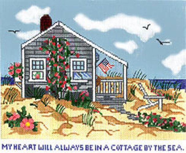 SWB101 Cottage By the Sea 8X10 18 Mesh Cooper Oaks Designs