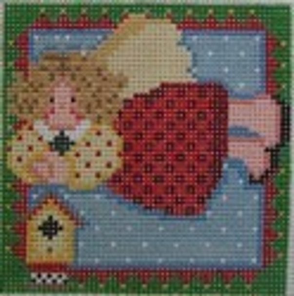 1314 Birdy the Angel 3 x 3 18 Mesh NEEDLEDEEVA