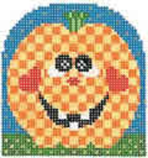 418 Marvin Pumpkin 3 x 3 18 Mesh NEEDLEDEEVA