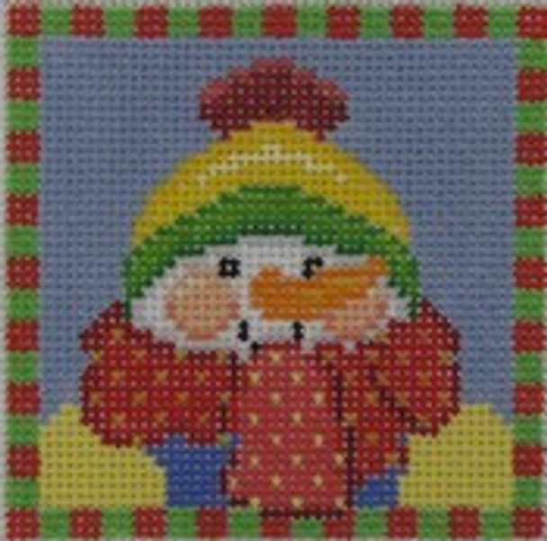 1365J Sven Snowman 3 x 3 18 Mesh NEEDLEDEEVA