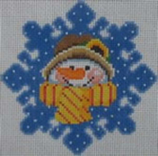 1345B Melvina the Snow Woman 3.8 x 3.8 18 Mesh NEEDLEDEEVA