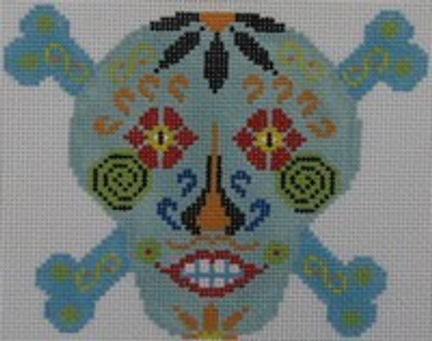 453A Jorge Skull l 6 x 5 18 Mesh NEEDLEDEEVA