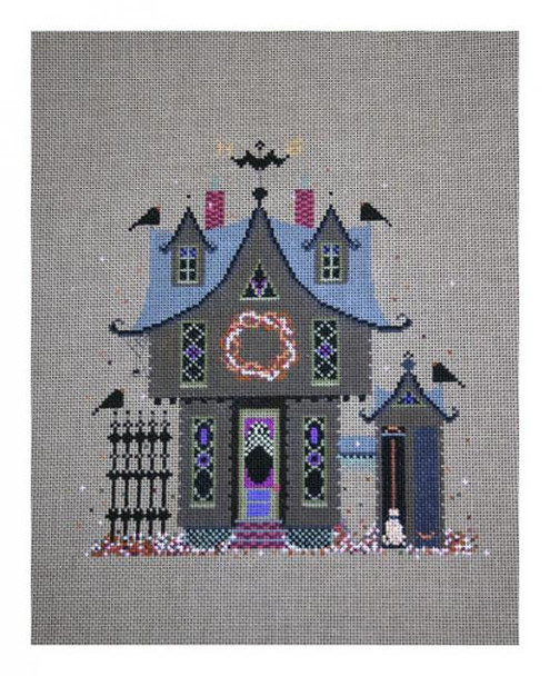 VH3605B Three Gables, No Background 18 ct. Brown Cricket Collection by Vicki Hastings 