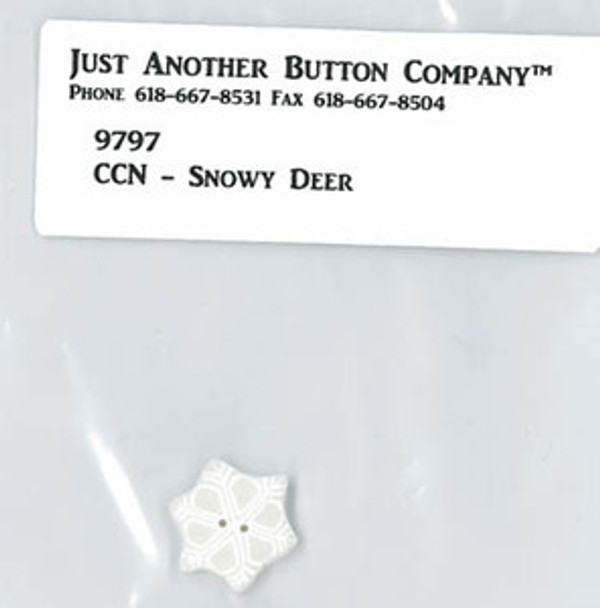 Just Another Button Company Frosty Forest 2-Snowy Deer BtnPk (4442.s)