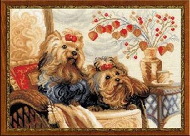 RL1248 Riolis Cross Stitch Kit Pets Dogs