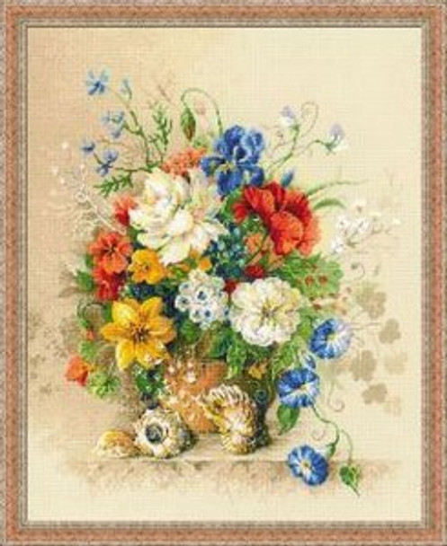 RL100042 Riolis Cross Stitch Kit Flemish Summer