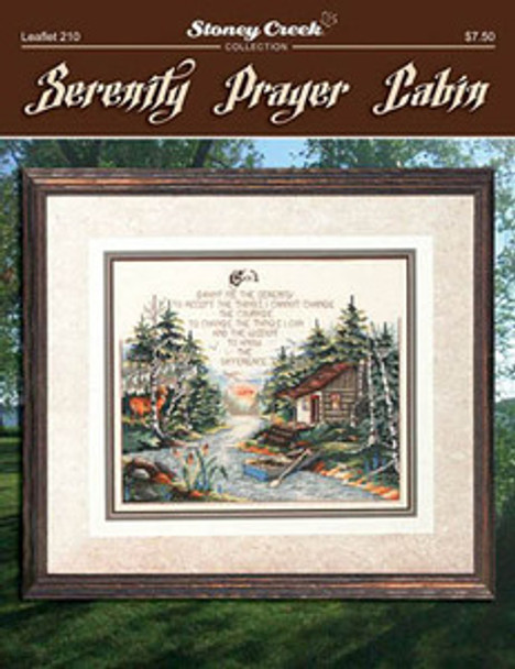 Serenity Prayer Cabin by Stoney Creek Collection	174x147 12-1587 