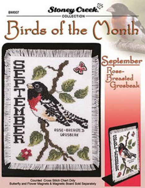 Bird Of The Month-Sept (Rose Breasted Grosbeak) by Stoney Creek Collection 13-2497 