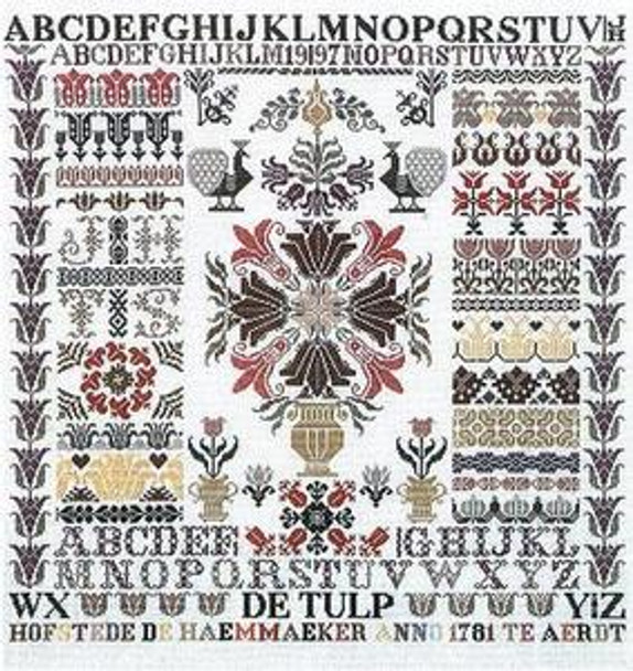Jan Houtman Designs jh24 Tulip Sampler