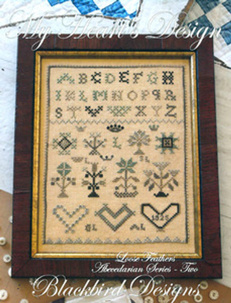 Loose Feathers-My Heart's Design by Blackbird Designs 90w x 120h BB-050