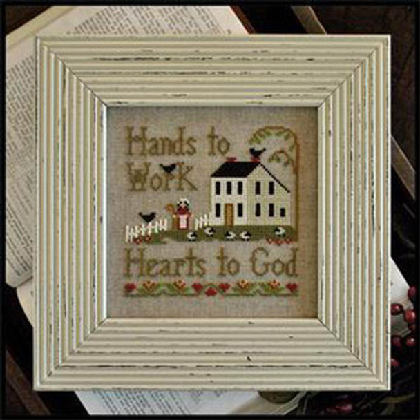 Hands To Work 77 x 77 Little House Needleworks 14-1042