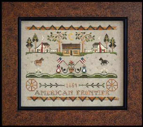 Tumbleweeds 3-American Frontier 155w x 123h Little House Needleworks  14-1447