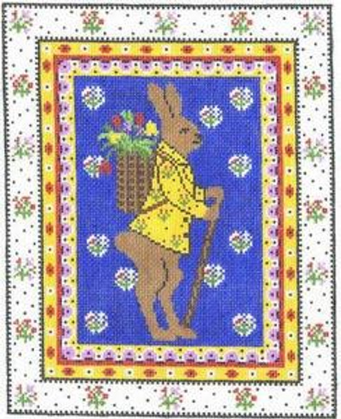 LR387 Flower Market Bunny 9X11.5 13 Mesh Cooper Oaks Designs