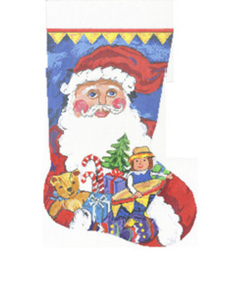 MML912 Santa Sock 13X22 13 Mesh Cooper Oaks Designs 