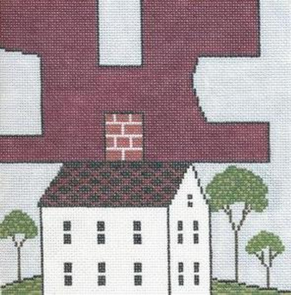 WK2012H House 8X8 13 Mesh Cooper Oaks Designs Alphabet