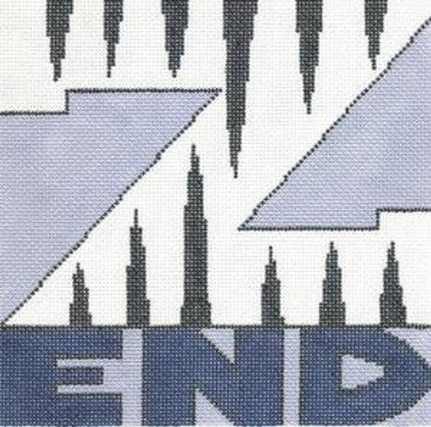 WK2012Z “Z” End 8X8 13 Mesh Cooper Oaks Designs Alphabet