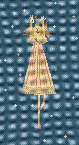 WK2044A Angel Ballet 5X9 18 Mesh Cooper Oaks Designs