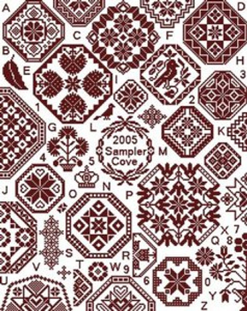 Sampler Cove Designs SC1002 Grace Quaker Sampler