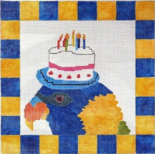WWC120 Party Parrot 18 mesh 8 x 8 Waterweave