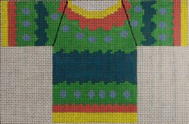 WWC717 Sweater Fun Stripes 18 mesh 6 x 4  Waterweave 
