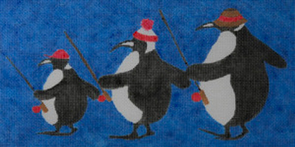 WWCO1310 Fishing Penguins 18 mesh 11 x 6 Waterweave 